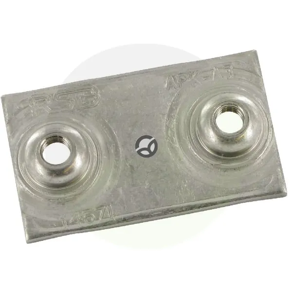 Privarilna plošča enojna inox GR.3 - STAUFF RS9313RVS