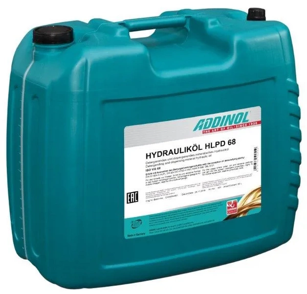 Hidravlično olje - Addinol - HLPD ISO VG 68 - 20l