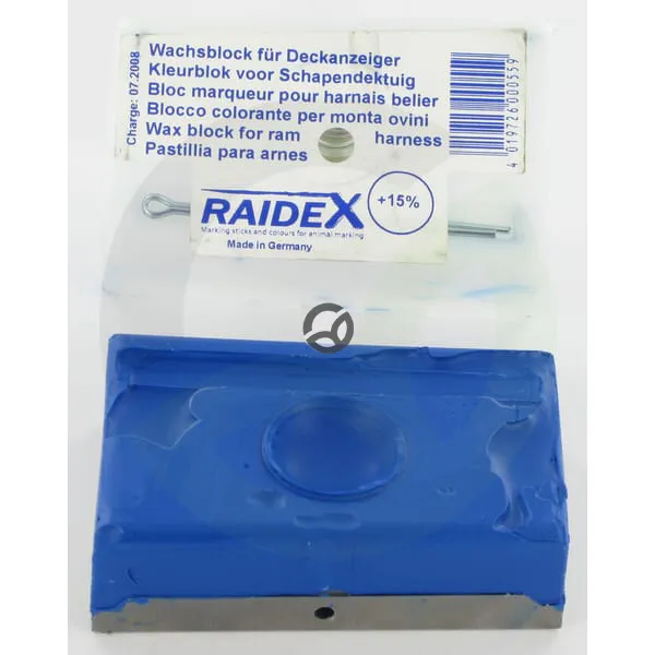 Blok voščenih markerjev Blue - Raidex VV8034