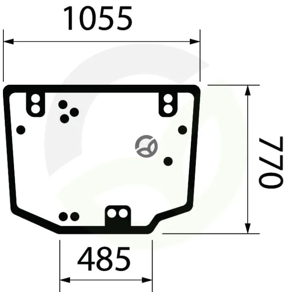 Zadnje steklo - Claas 0022353220