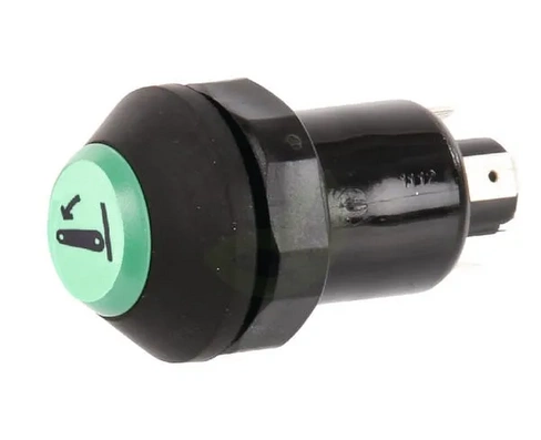 Potisno stikalo - dvižni mehanizem - okroglo - zeleno - Pneutron 11245630
