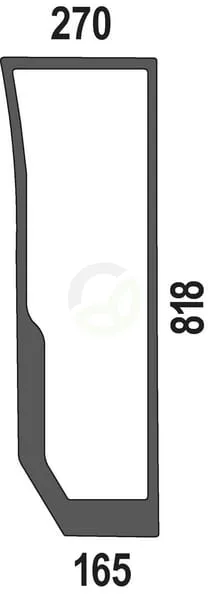 Spodnje sprednje okno levo - Kramp 44910447N