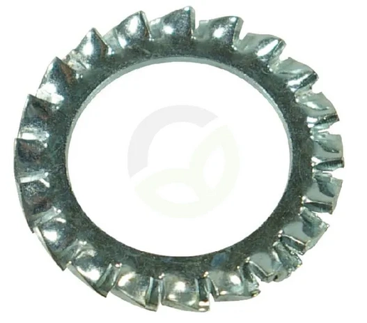 Nazobčana podložka M16x26x1,2 mm - pocinkano jeklo - DIN 6798 