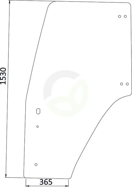 Steklo vrat - Kramp 82036000KR