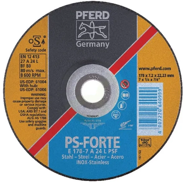 Brusni disk PS 115x7 - Pferd BD1157MP